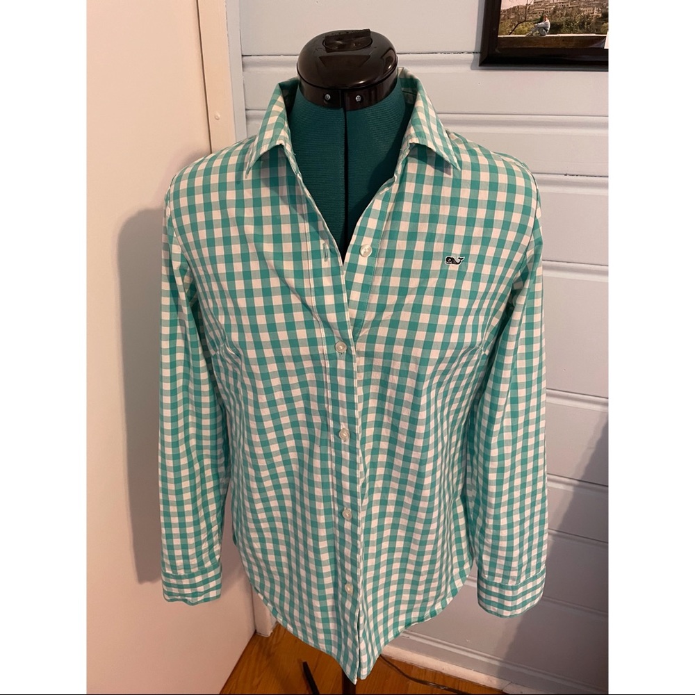 Vineyard Vines Checkered Button Up